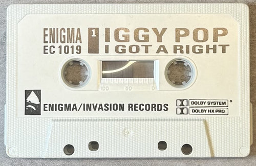 RARE Iggy Pop - I Got A Right 1983 US Special Edtn Cassette VG+