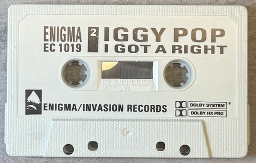 RARE Iggy Pop - I Got A Right 1983 US Special Edtn Cassette VG+
