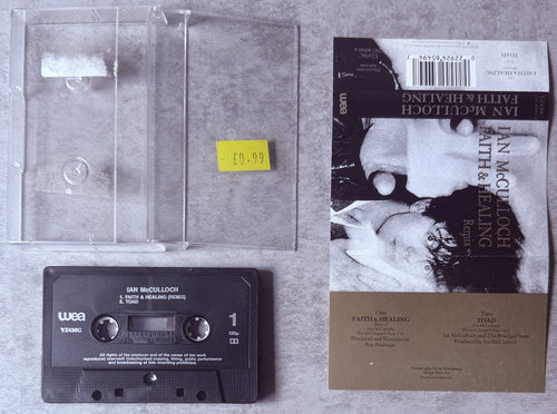 Ian McCullough - Faith & Healing + 2 bootleg cassettes 1989-91 UK Imports VG+