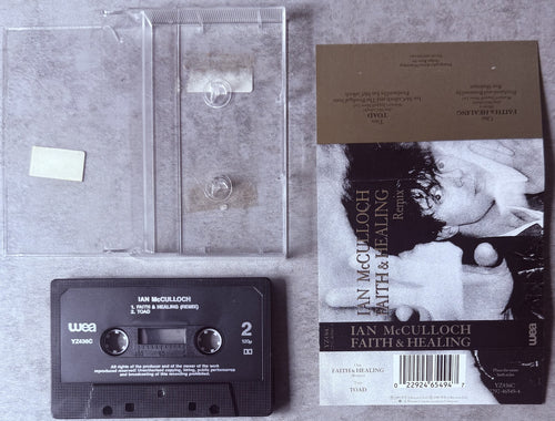 Ian McCullough - Faith & Healing + 2 bootleg cassettes 1989-91 UK Imports VG+