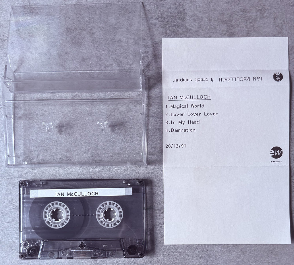Ian McCullough - Faith & Healing + 2 bootleg cassettes 1989-91 UK Imports VG+