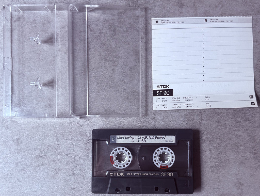 Ian McCullough - Faith & Healing + 2 bootleg cassettes 1989-91 UK Imports VG+