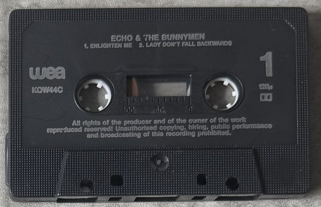 Echo & The Bunnymen - Enlighten Me 1990 US Cassette Single VG+