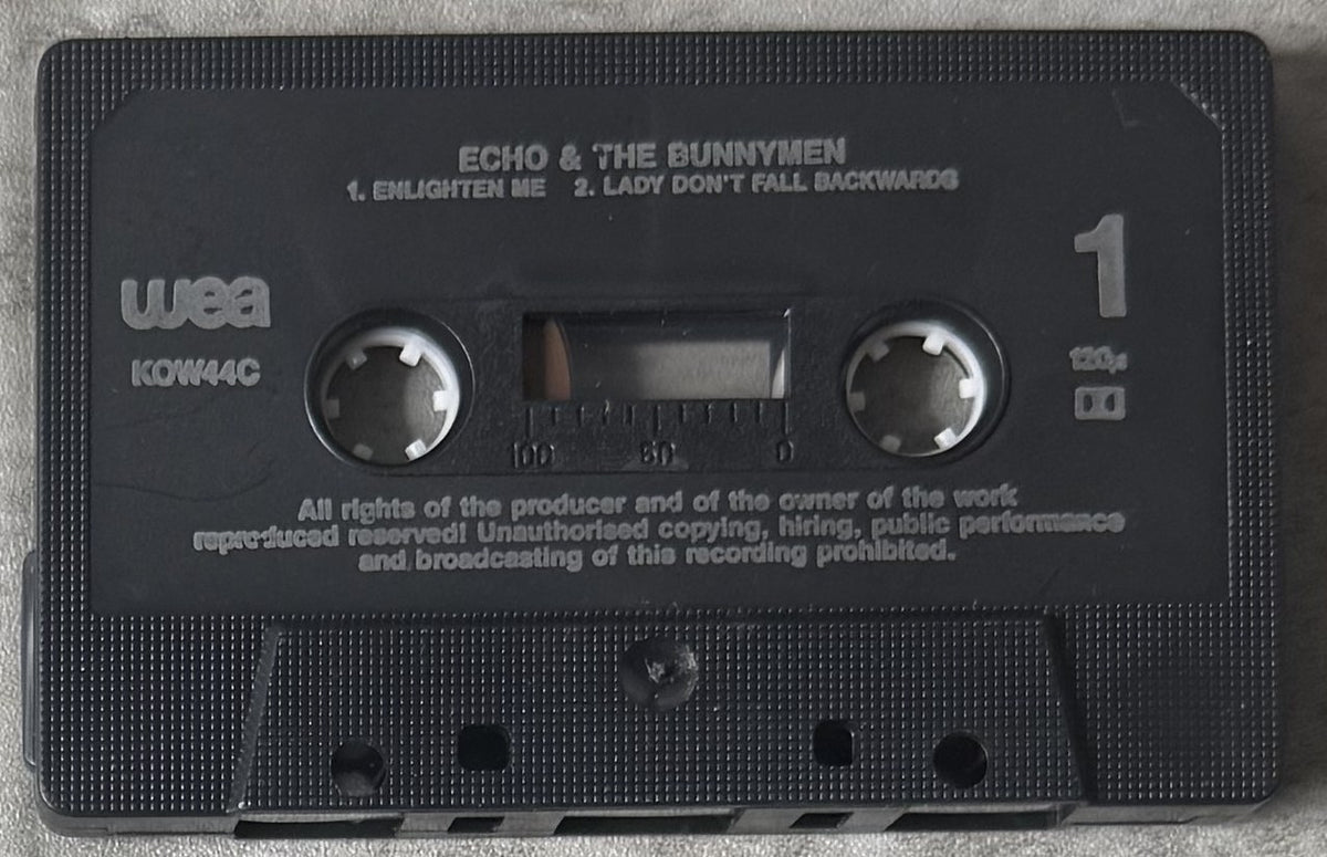 Echo & The Bunnymen - Enlighten Me 1990 US Cassette Single VG+