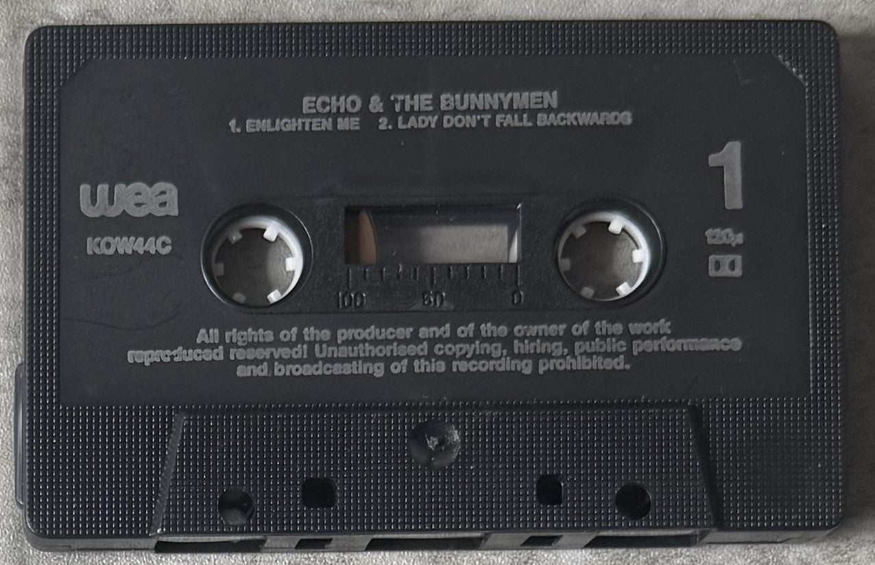 Echo & The Bunnymen - Enlighten Me 1990 US Cassette Single VG+