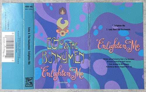 Echo & The Bunnymen - Enlighten Me 1990 US Cassette Single VG+