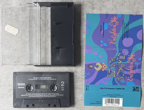Echo & The Bunnymen - Enlighten Me 1990 US Cassette Single VG+