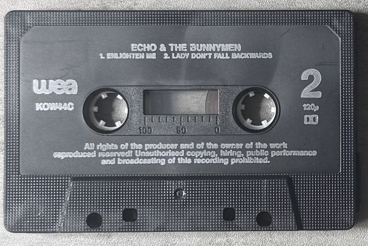 Echo & The Bunnymen - Enlighten Me 1990 US Cassette Single VG+