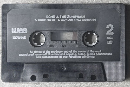 Echo & The Bunnymen - Enlighten Me 1990 US Cassette Single VG+