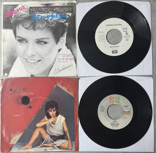 Sheena Easton 2-pack 7" Singles - 1982 Japanese PROMO + 1984 Strut VG+