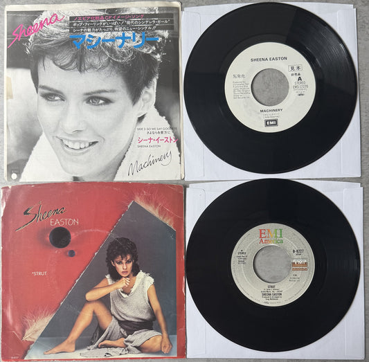Sheena Easton 2-pack 7" Singles - 1982 Japanese PROMO + 1984 Strut VG+