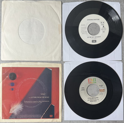 Sheena Easton 2-pack 7" Singles - 1982 Japanese PROMO + 1984 Strut VG+