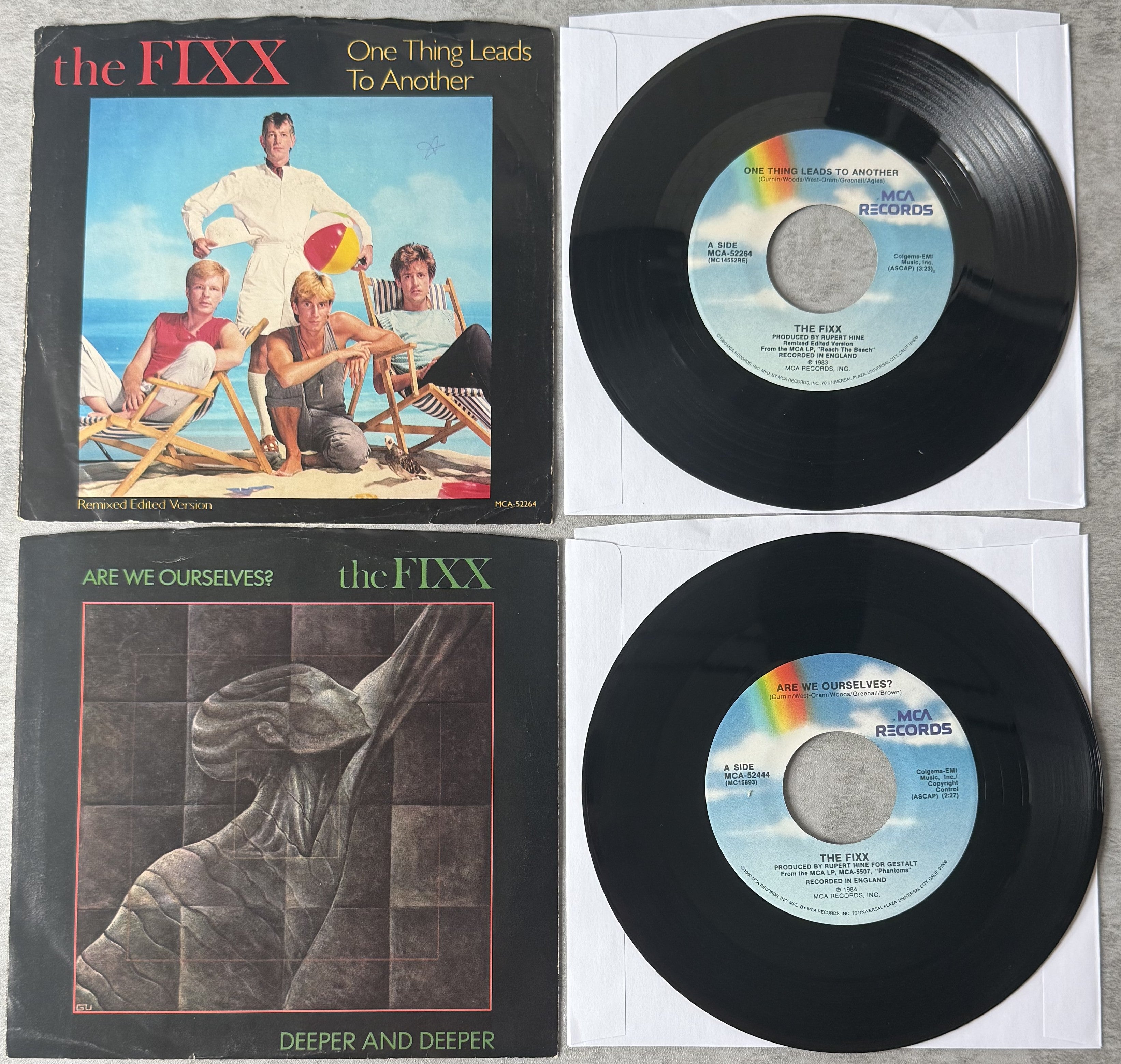 The FIXX 2-pack - 1983 One Thing... & 1984 Are We Ourselves VG+
