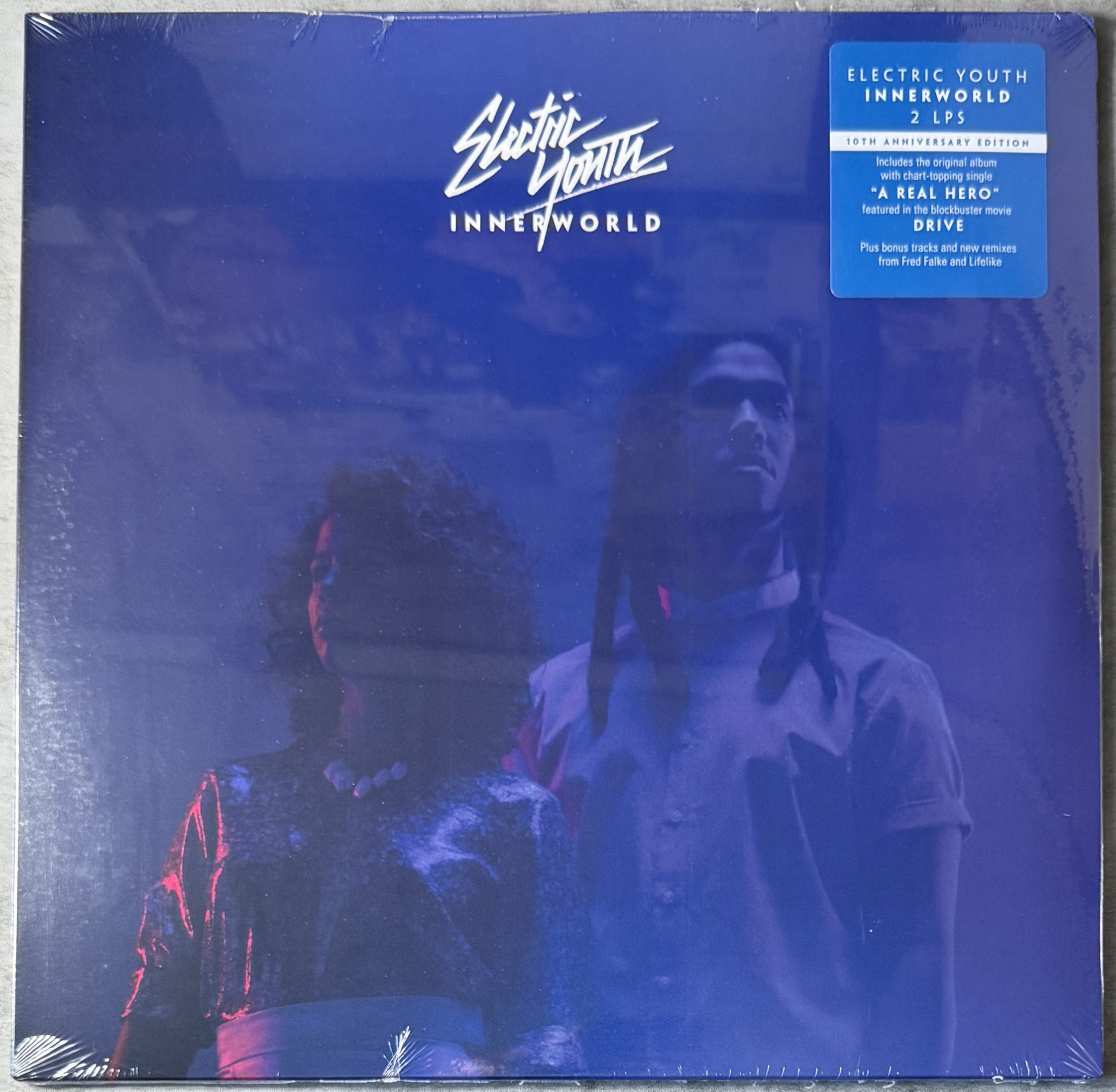 Electric Youth - Innerworld SEALED/NM 10th Anniv Ltd Edtn (1,000) Magenta & Blue Vinyl