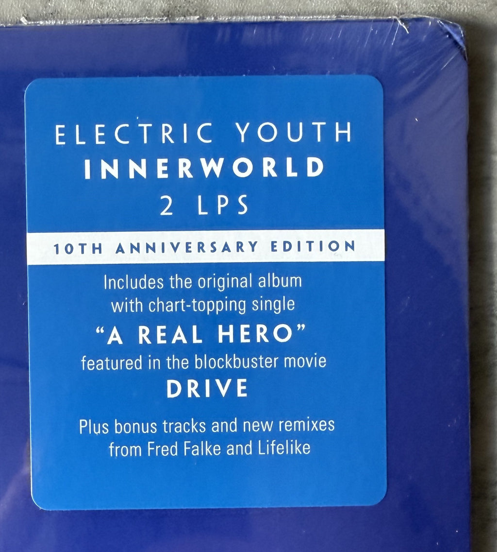 Electric Youth - Innerworld SEALED/NM 10th Anniv Ltd Edtn (1,000) Magenta & Blue Vinyl