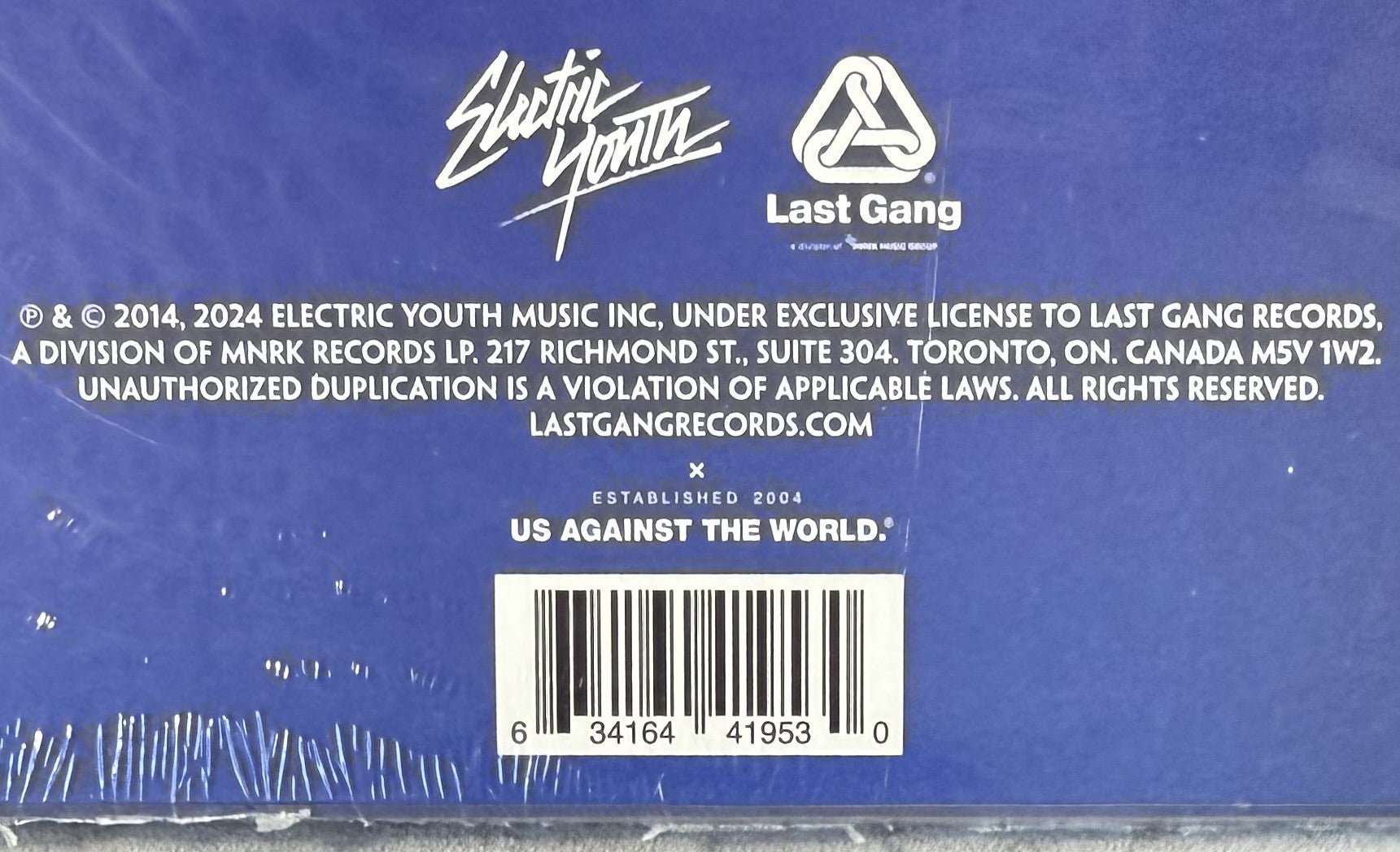 Electric Youth - Innerworld SEALED/NM 10th Anniv Ltd Edtn (1,000) Magenta & Blue Vinyl