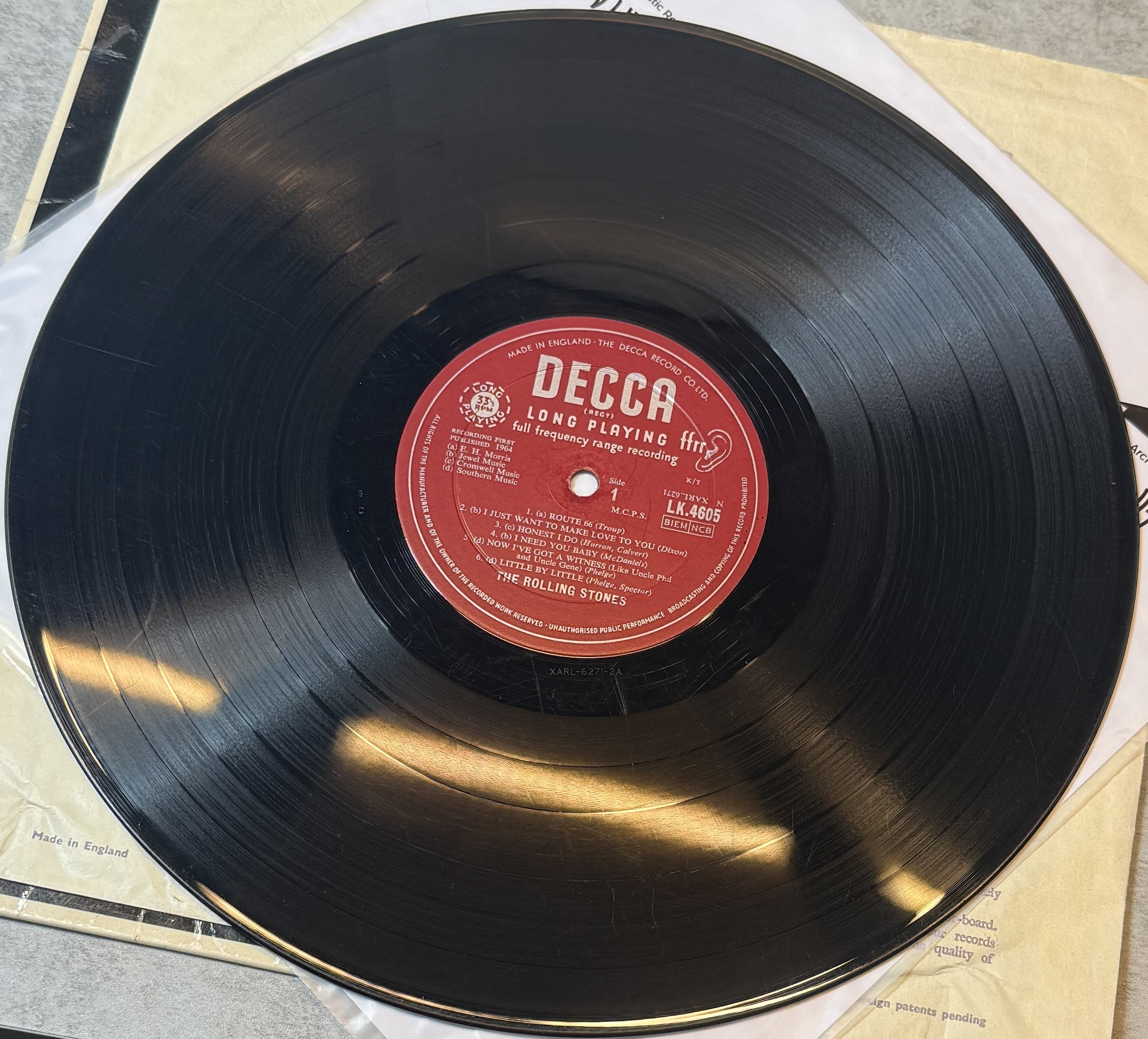 The Rolling Stones s/t 1964 UK 2nd Press "A1Z" Mono LK.4605 VG/VG