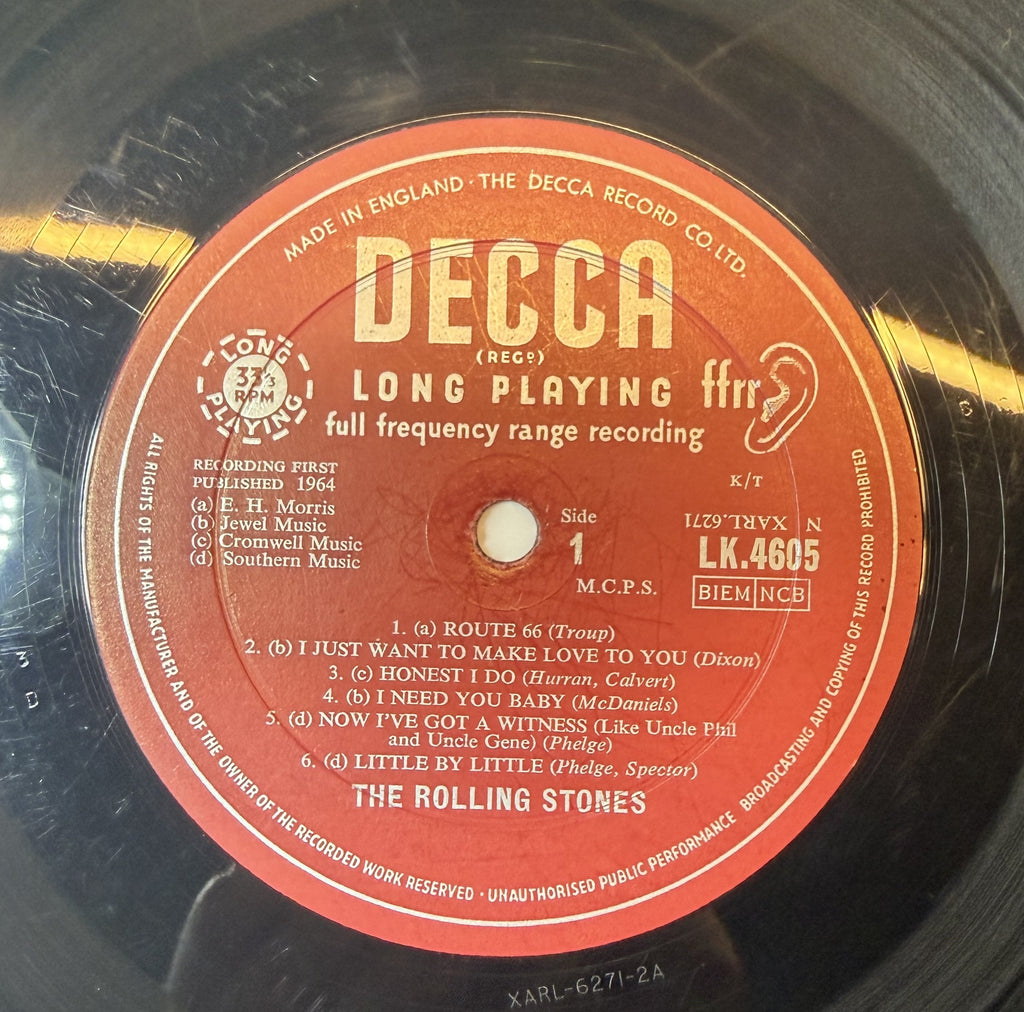 The Rolling Stones s/t 1964 UK 2nd Press "A1Z" Mono LK.4605 VG/VG