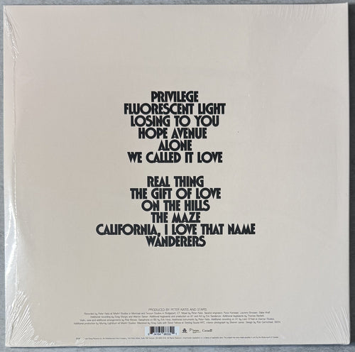 Stars - There Is No Love In Fluorescent Light 2017 SEALED/NM 140g black vinyl