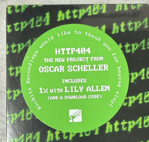 Oscar Scheller - HTTP404 2019 European Import SEALED/NM
