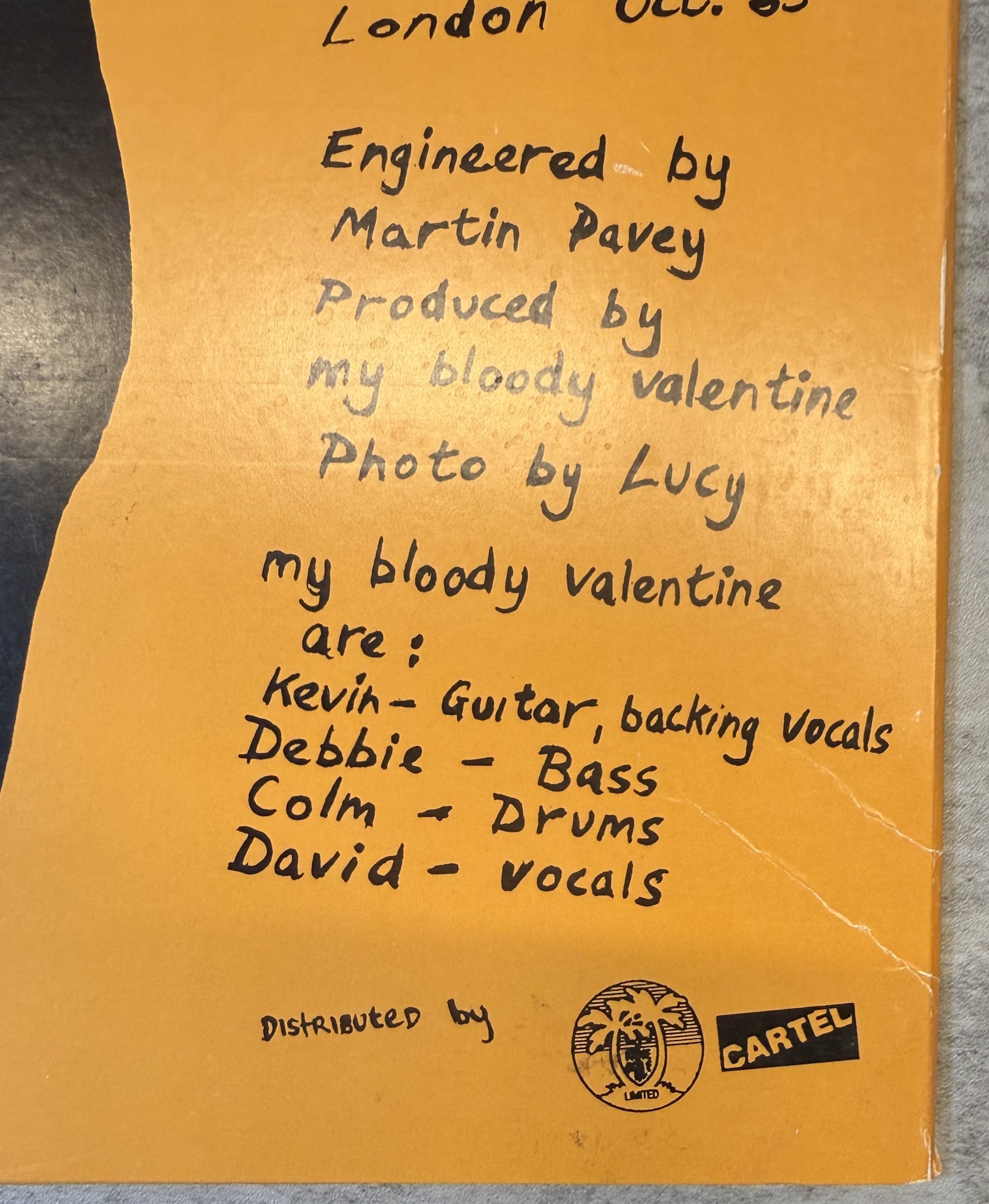 RARE My Bloody Valentine - Geek! 2009 unofficial reissue FEV 005 VG+/VG+