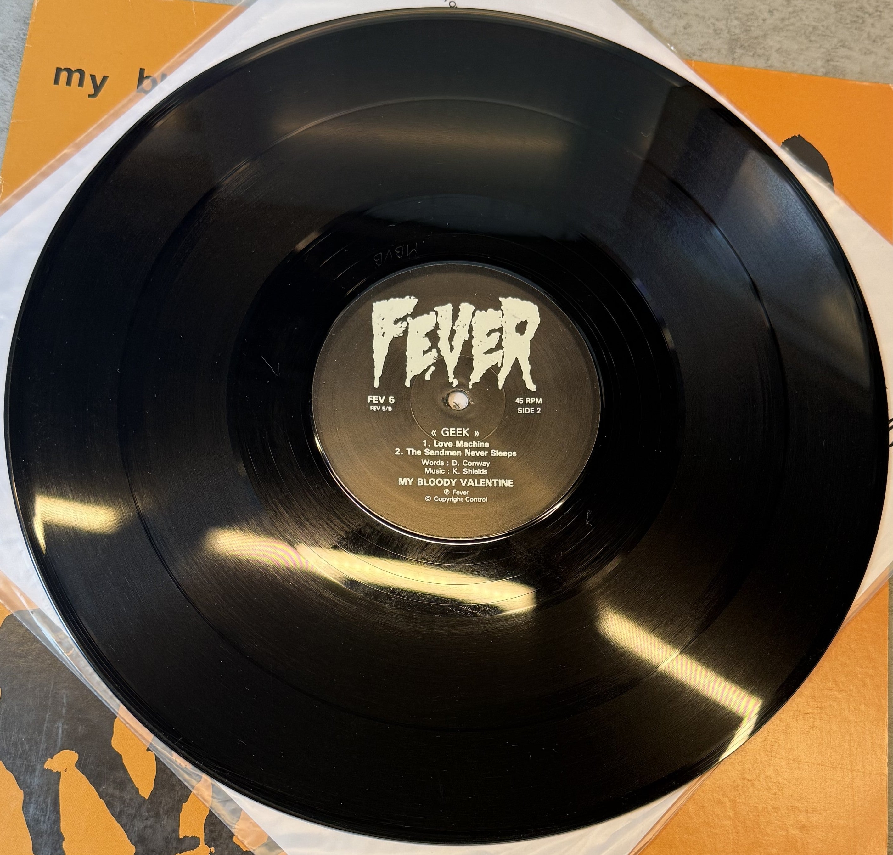 RARE My Bloody Valentine - Geek! 2009 unofficial reissue FEV 005 VG+/VG+