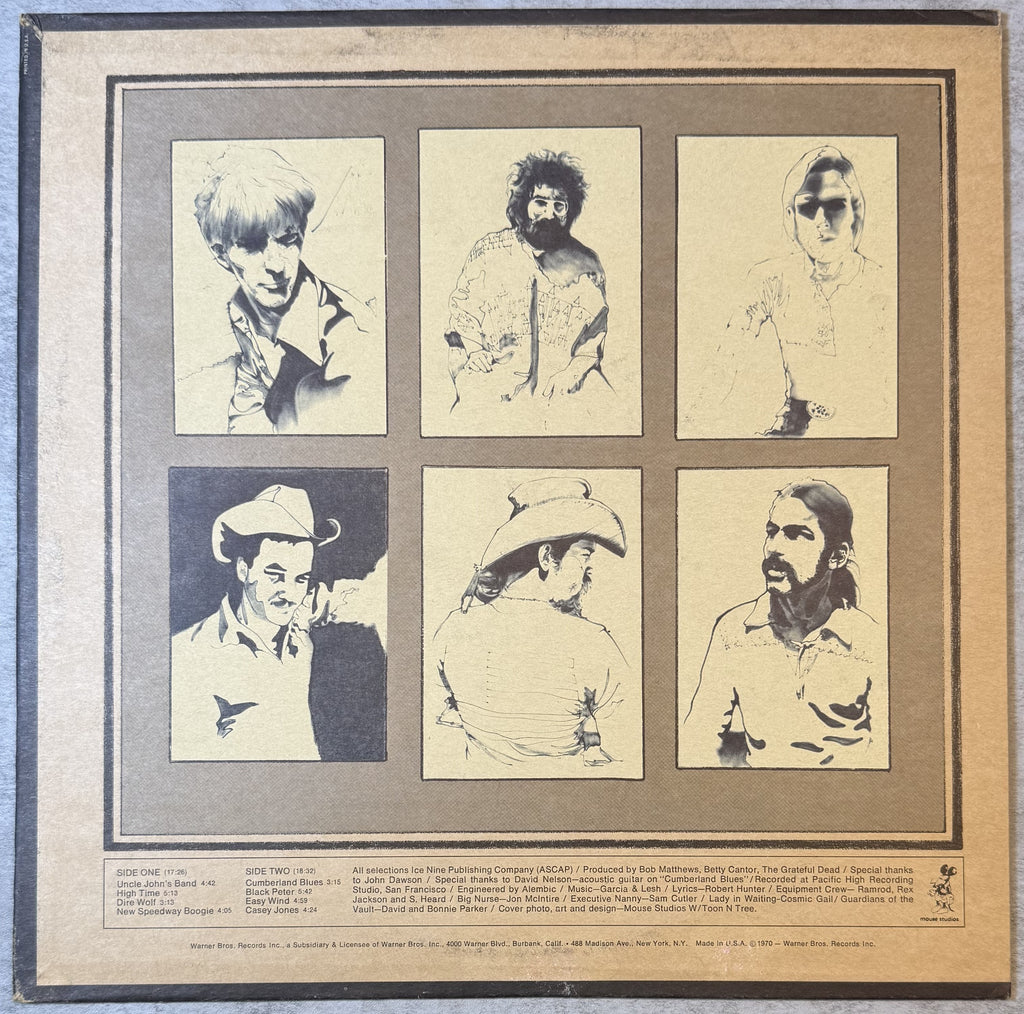 Grateful Dead - Workingman's Dead 1970 US 1st Press VG/VG+