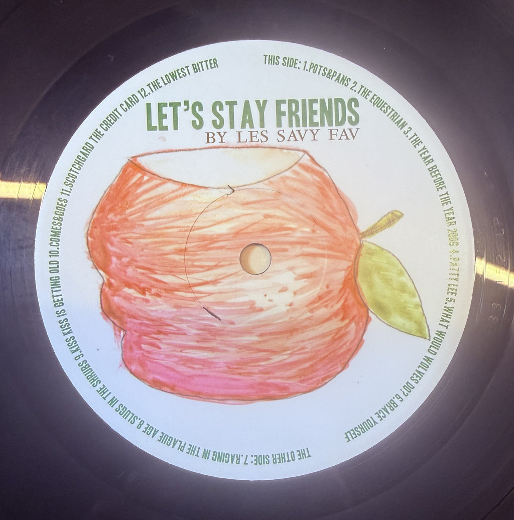 RARE Les Savy Fav - Let's Stay Friends "Like New" 2007 UK Import 180g Vinyl Punk/Indie