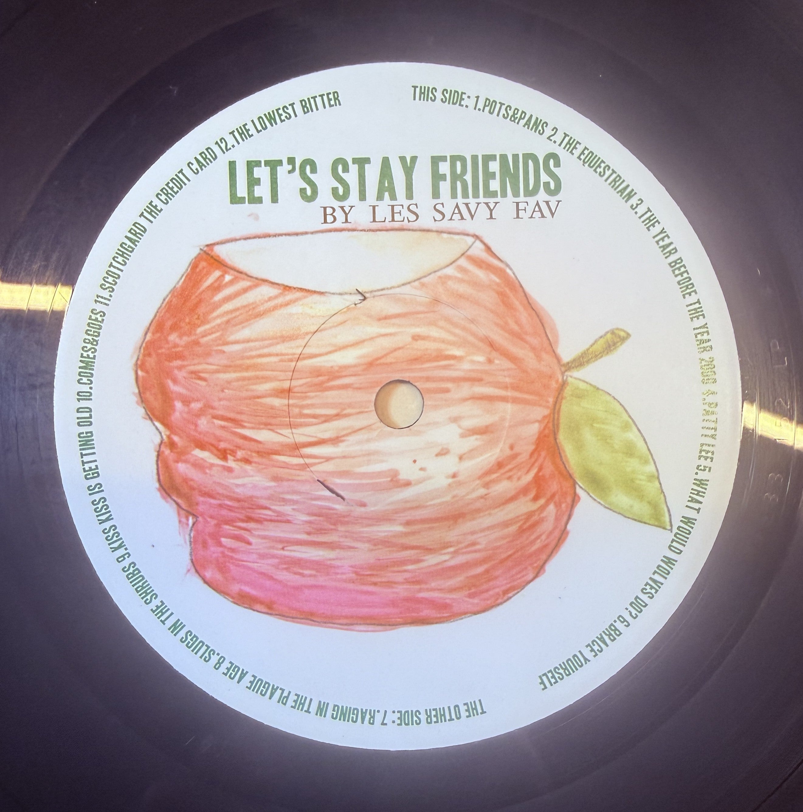 RARE Les Savy Fav - Let's Stay Friends "Like New" 2007 UK Import 180g Vinyl Punk/Indie