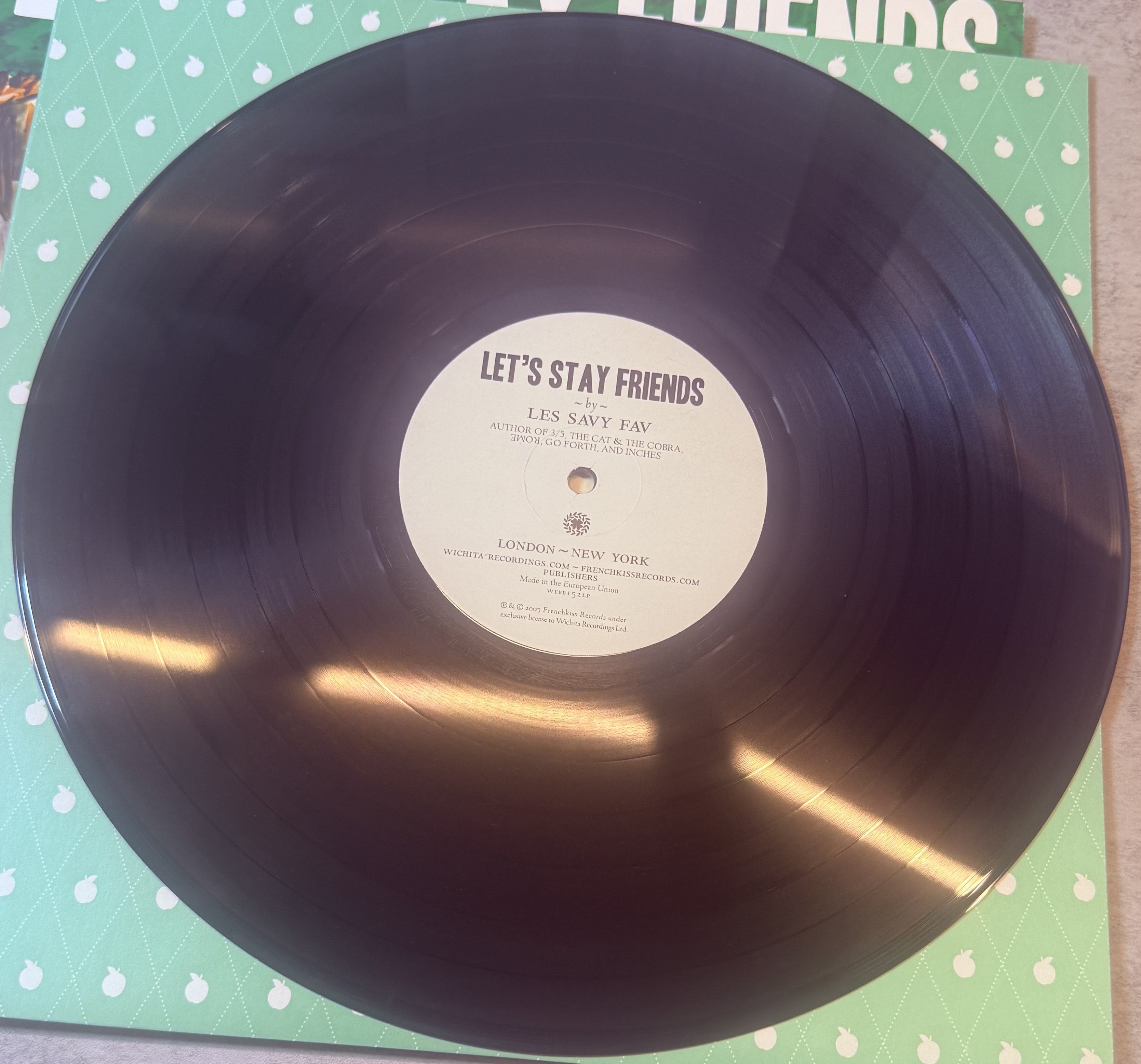 RARE Les Savy Fav - Let's Stay Friends "Like New" 2007 UK Import 180g Vinyl Punk/Indie