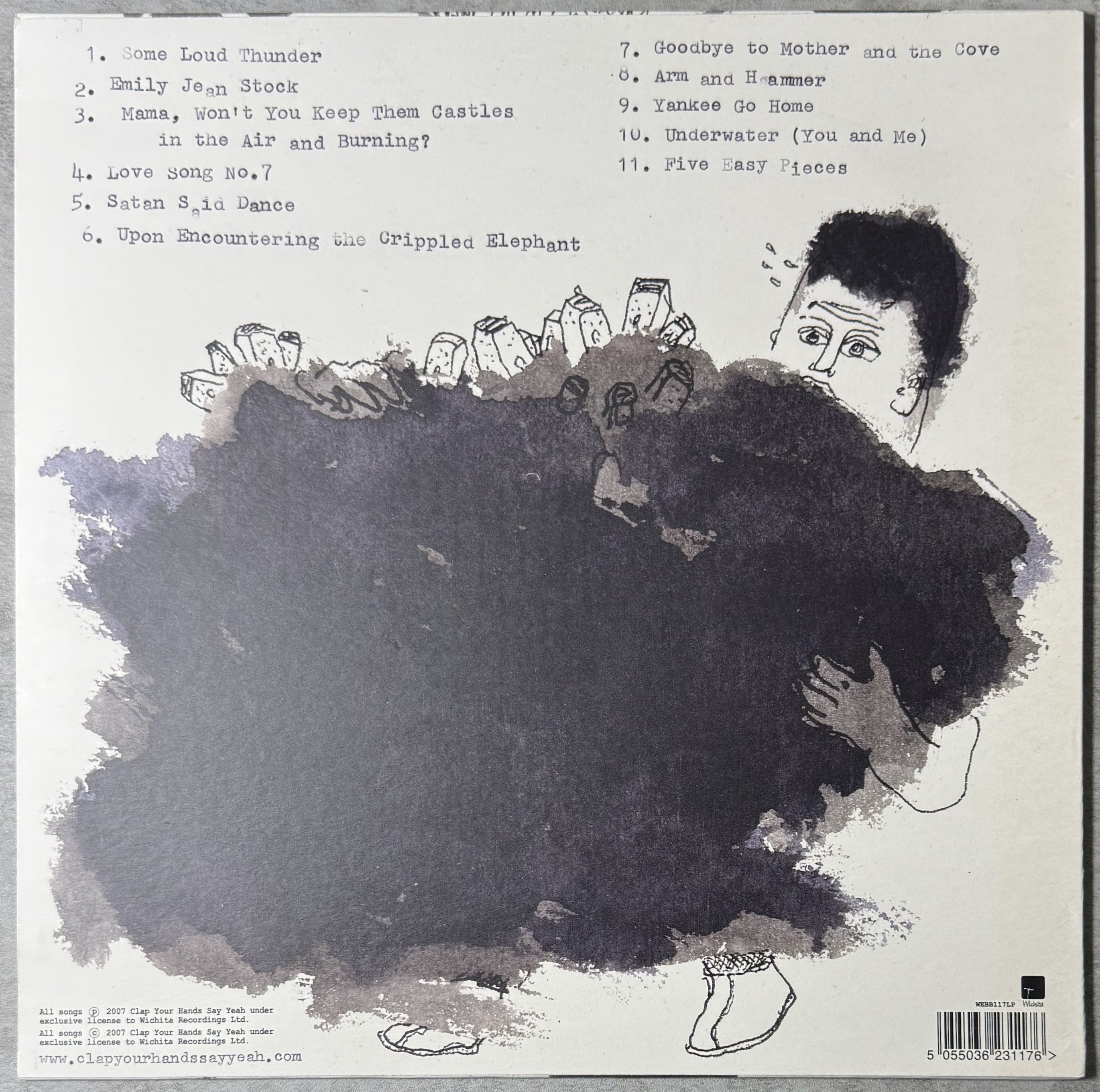 Clap Your Hands Say Yeah - Some Loud Thunder 2007 UK import 1st Press VG+/VG+
