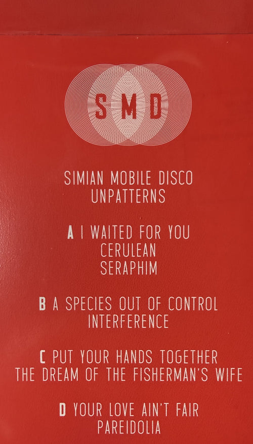 Simian Mobile Disco - Unpatterns 2012 European Import 180g Vinyl VG+
