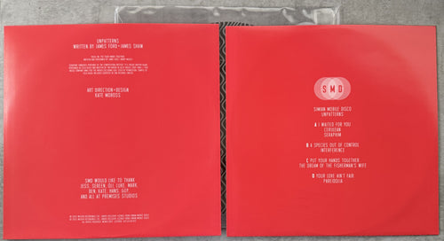 Simian Mobile Disco - Unpatterns 2012 European Import 180g Vinyl VG+
