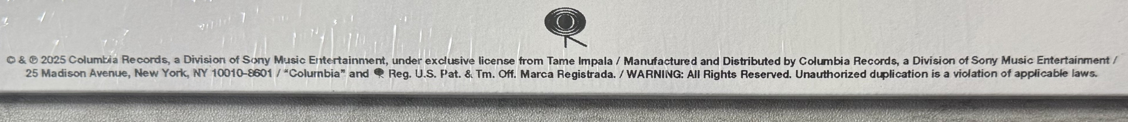 Tame Impala - Deadbeat 2025 SEALED/NM Coke Bottle Clear (Indie Exclusive)