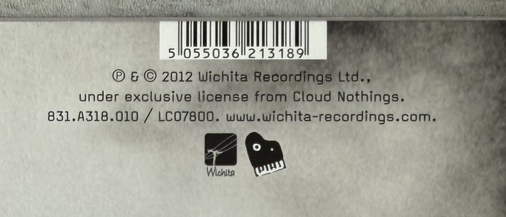 Cloud Nothings - Attack On Memory SEALED/NM 2012 UK 1st Press 180g White Vinyl