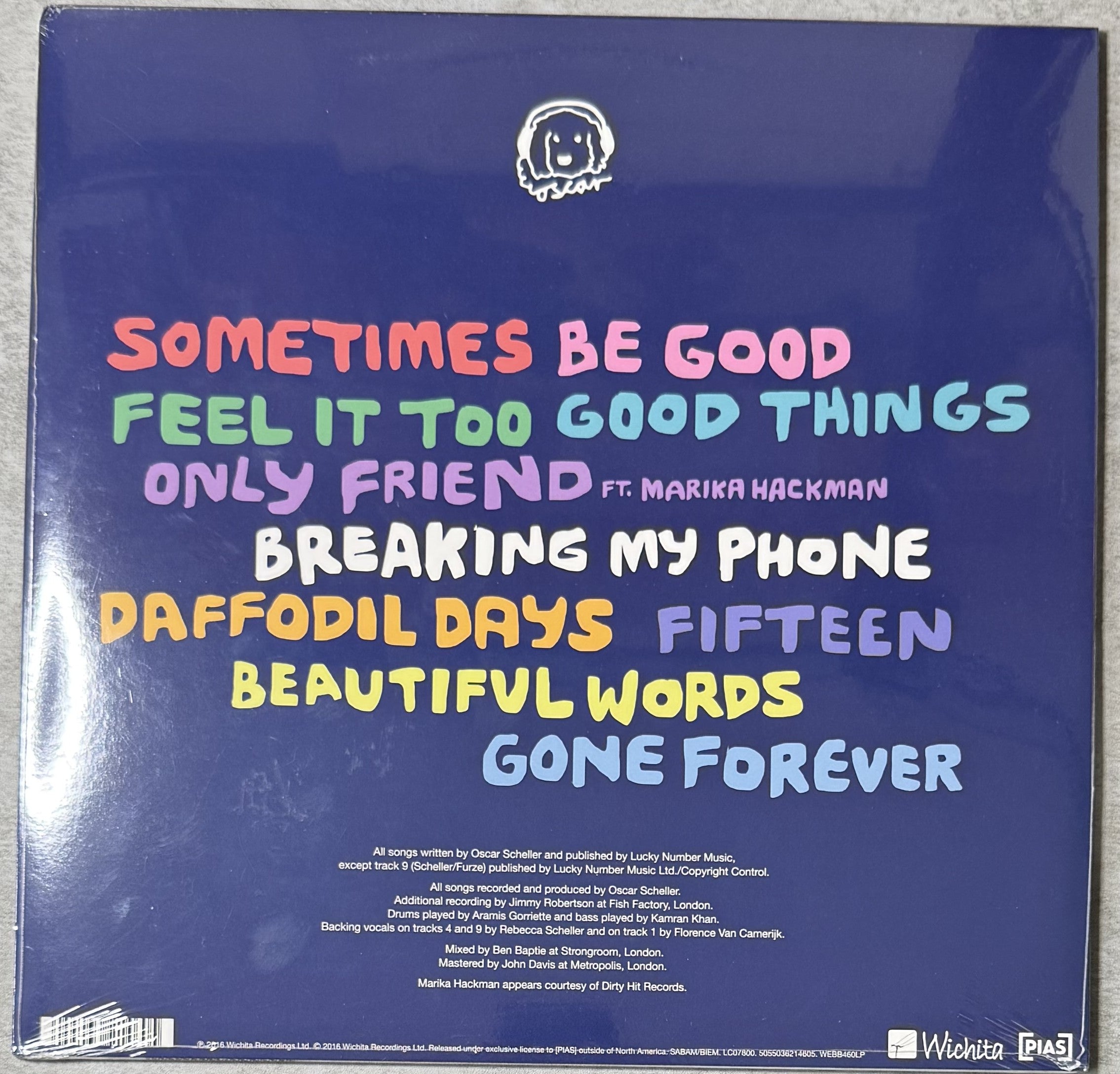 Oscar - Cut And Paste SEALED/NM 2016 UK 1st Press Pink Neon Vinyl