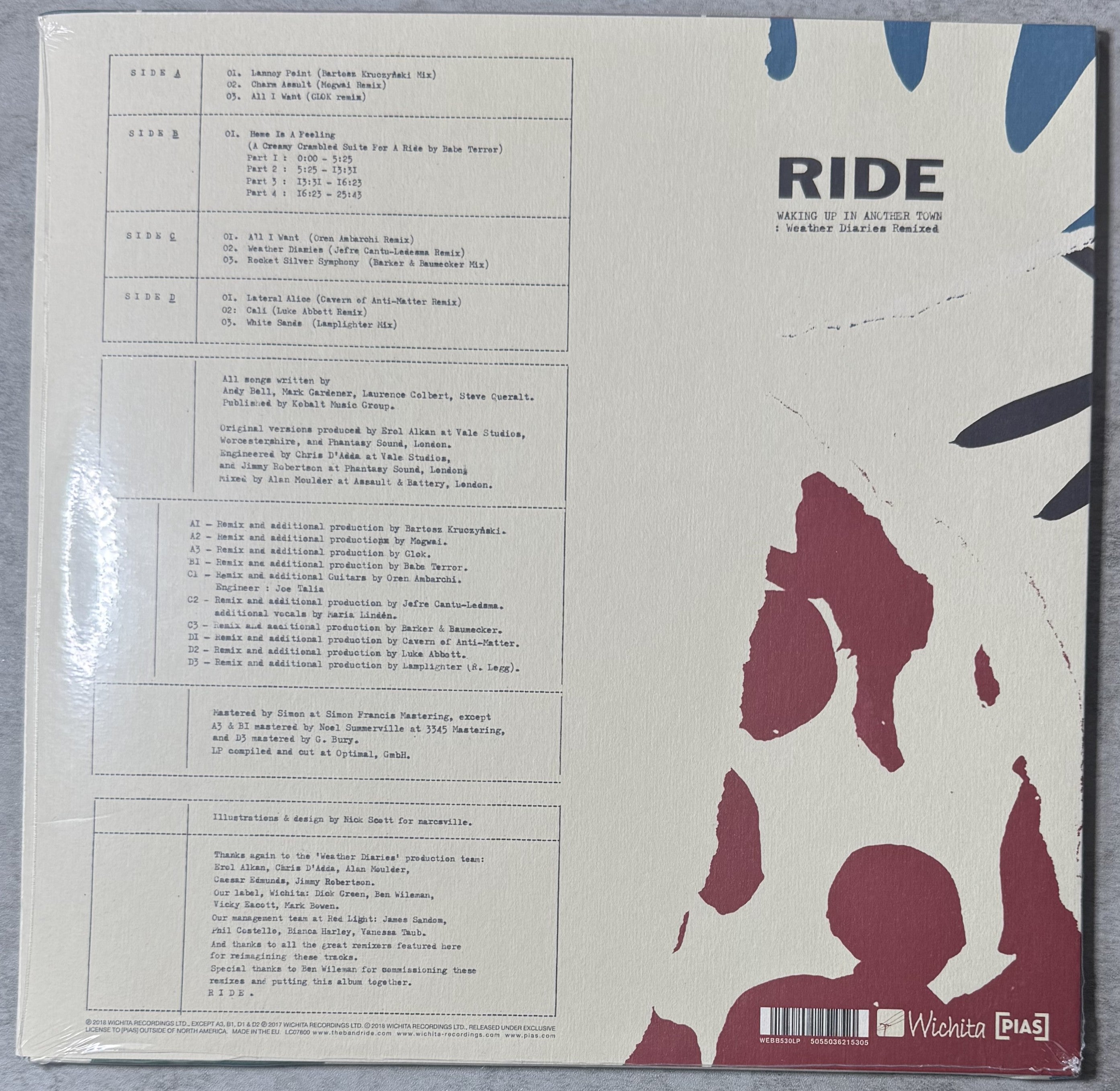 Ride - Waking Up In Another Town SEALED/NM 2018 Euro Import RSD Ltd Edtn (1,350)