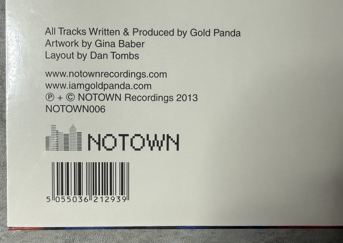 Gold Panda - Quitter's Raga Sealed New 7" 2013 UK Limited Edition (600) Heavy Vinyl