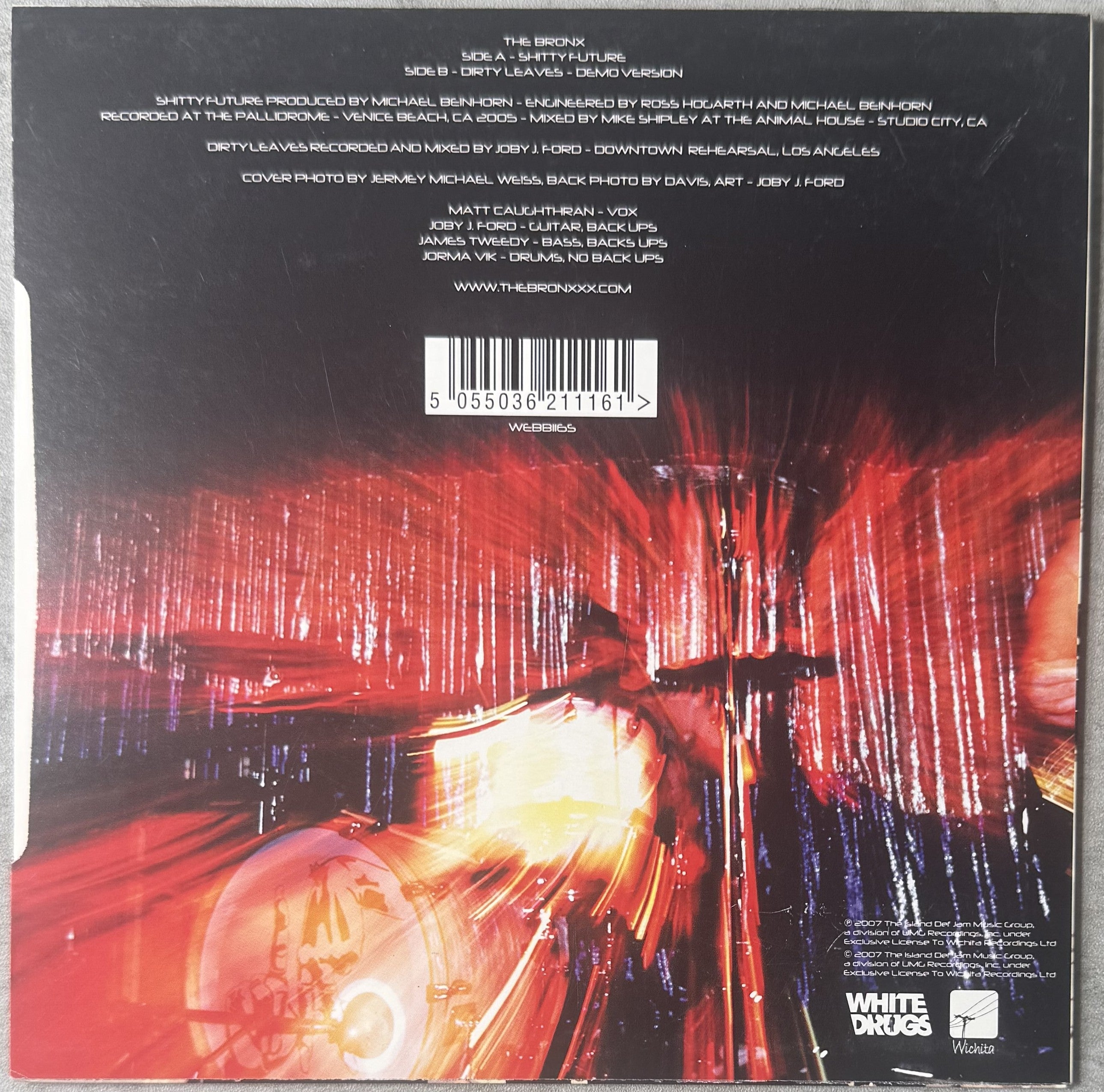 The Bronx - Shitty Future 2007 UK Import Single VG+/VG+