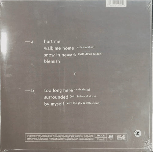 Ryan Hemsworth - Alone For The First Time SEALED/NM Ltd Edtn (1,000) Import White/Black