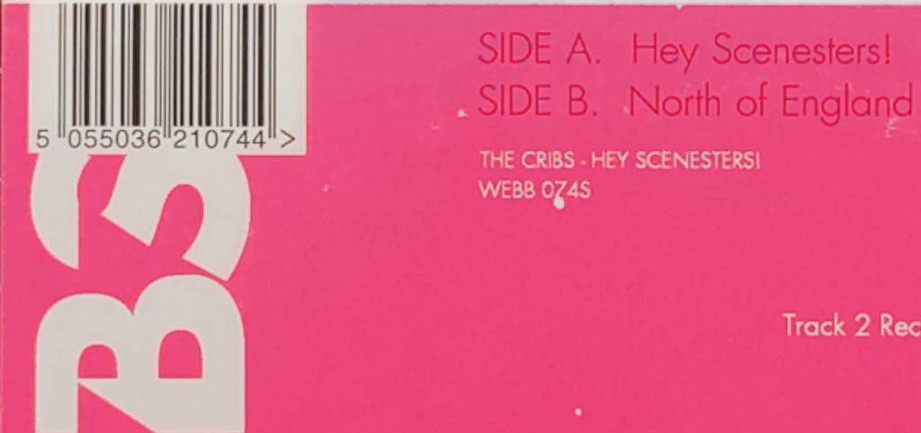 The Cribs - Hey Scenesters! 2005 UK 7" Import Clear Vinyl