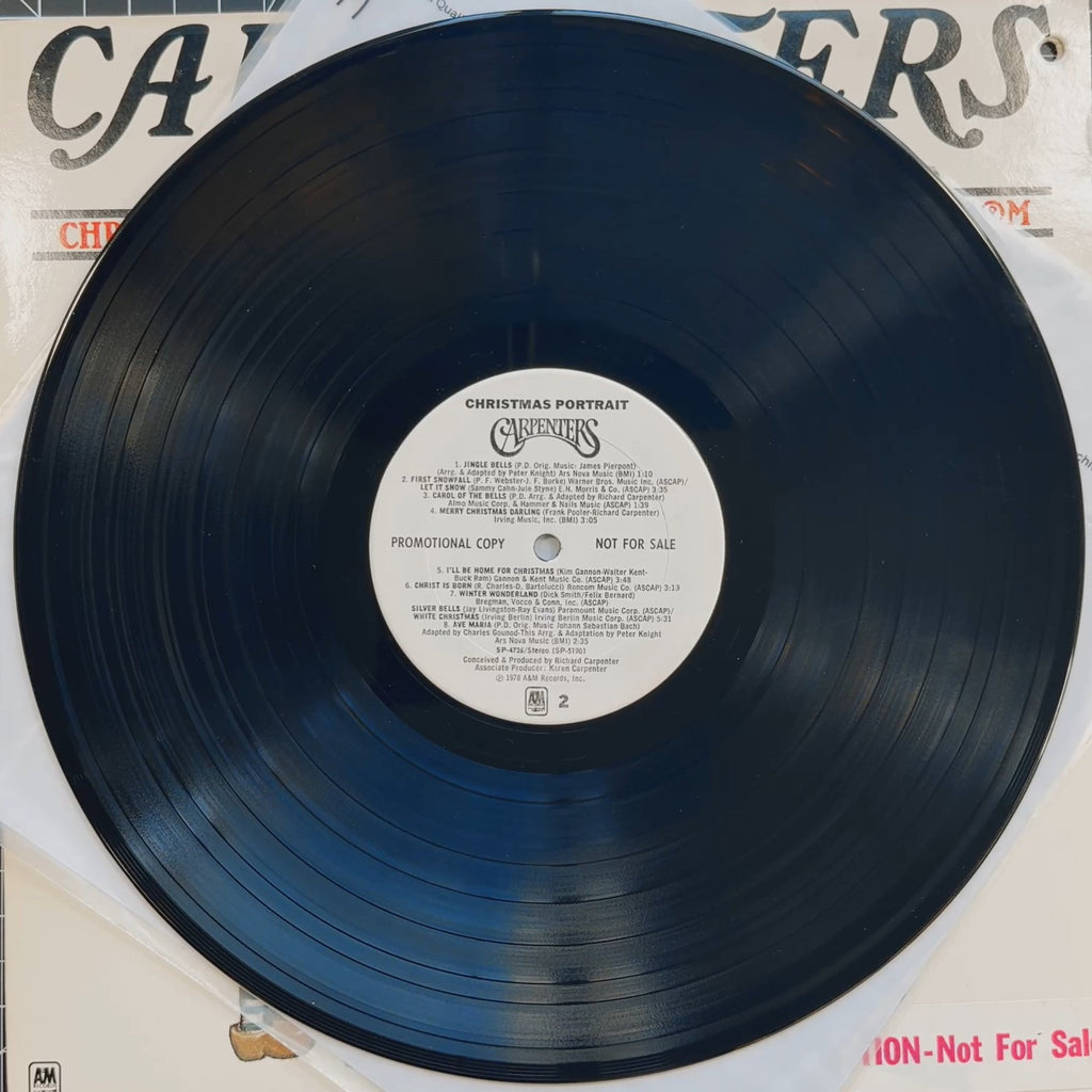 RARE Carpenters - Christmas Portrait 1978 PROMO VG+/VG+ Collector Dream!