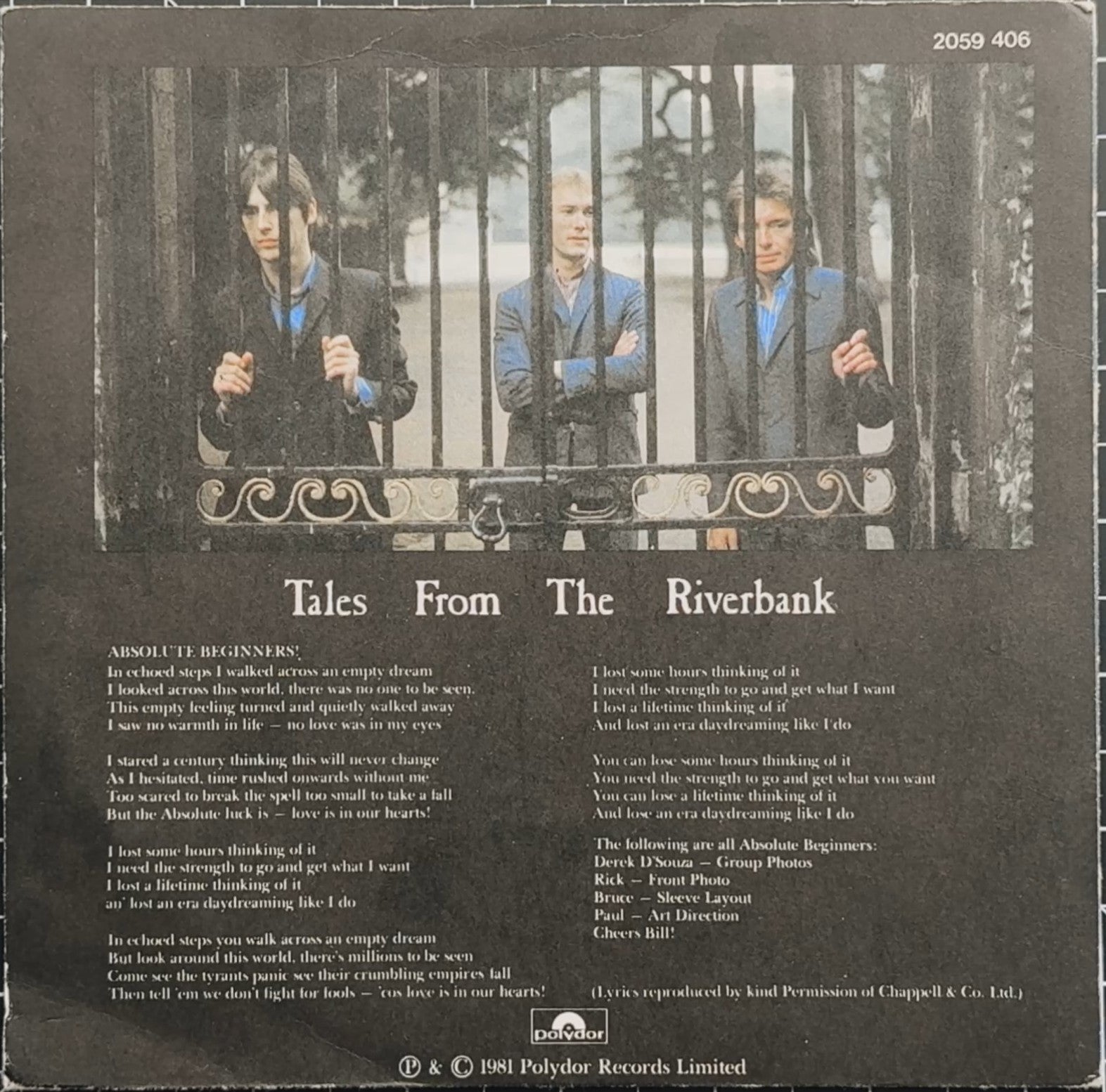 The Jam - Absolute Beginners 1981 Scandinavian 1st Press 7" VG+/VG
