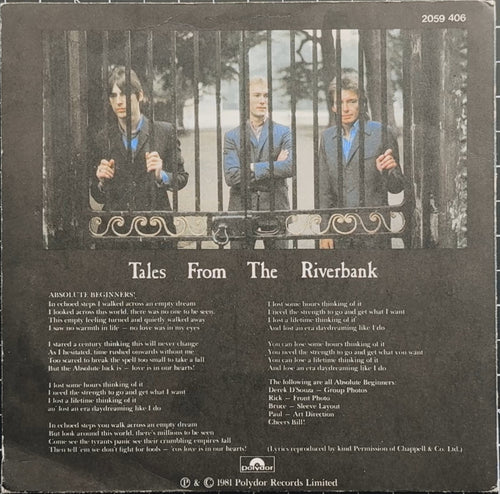 The Jam - Absolute Beginners 1981 Scandinavian 1st Press 7" VG+/VG