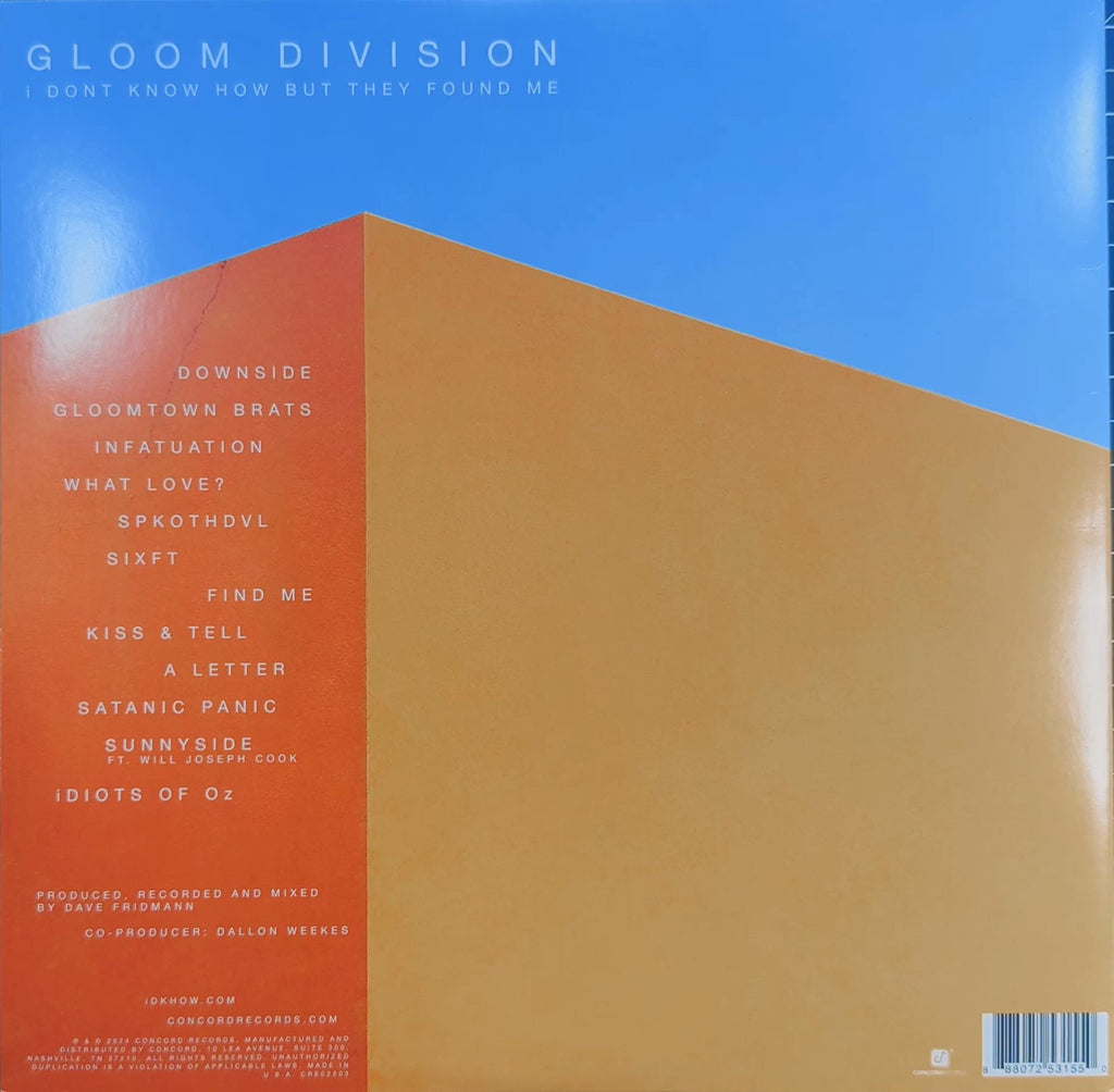 AUTOGRAPHED iDKHOW - Gloom Division 2024 Ltd Edtn Dreamsicle NM/VG+