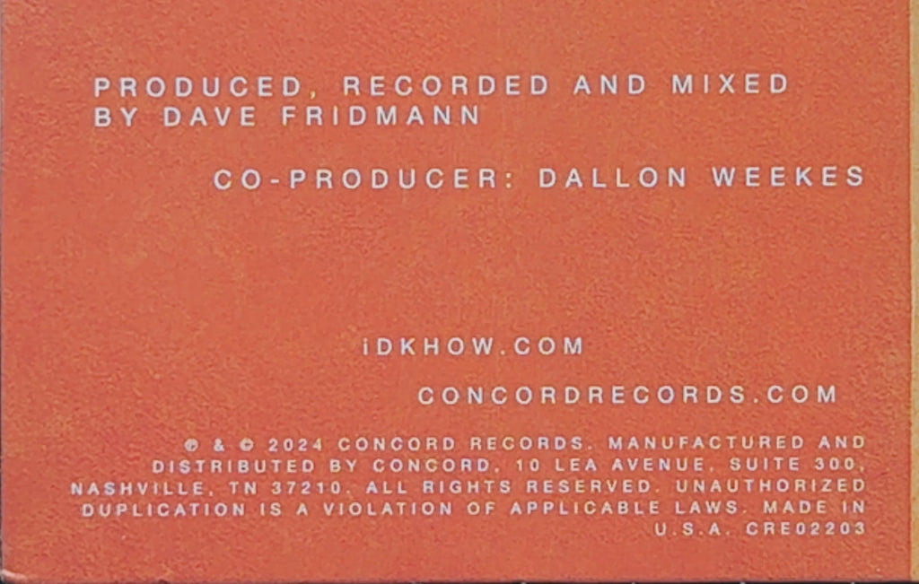 AUTOGRAPHED iDKHOW - Gloom Division 2024 Ltd Edtn Dreamsicle NM/VG+