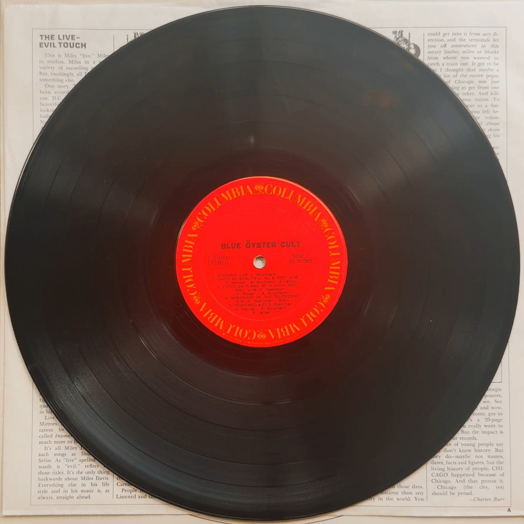 Blue Oyster Cult s/t 1972 US 1st Press VG+/VG+