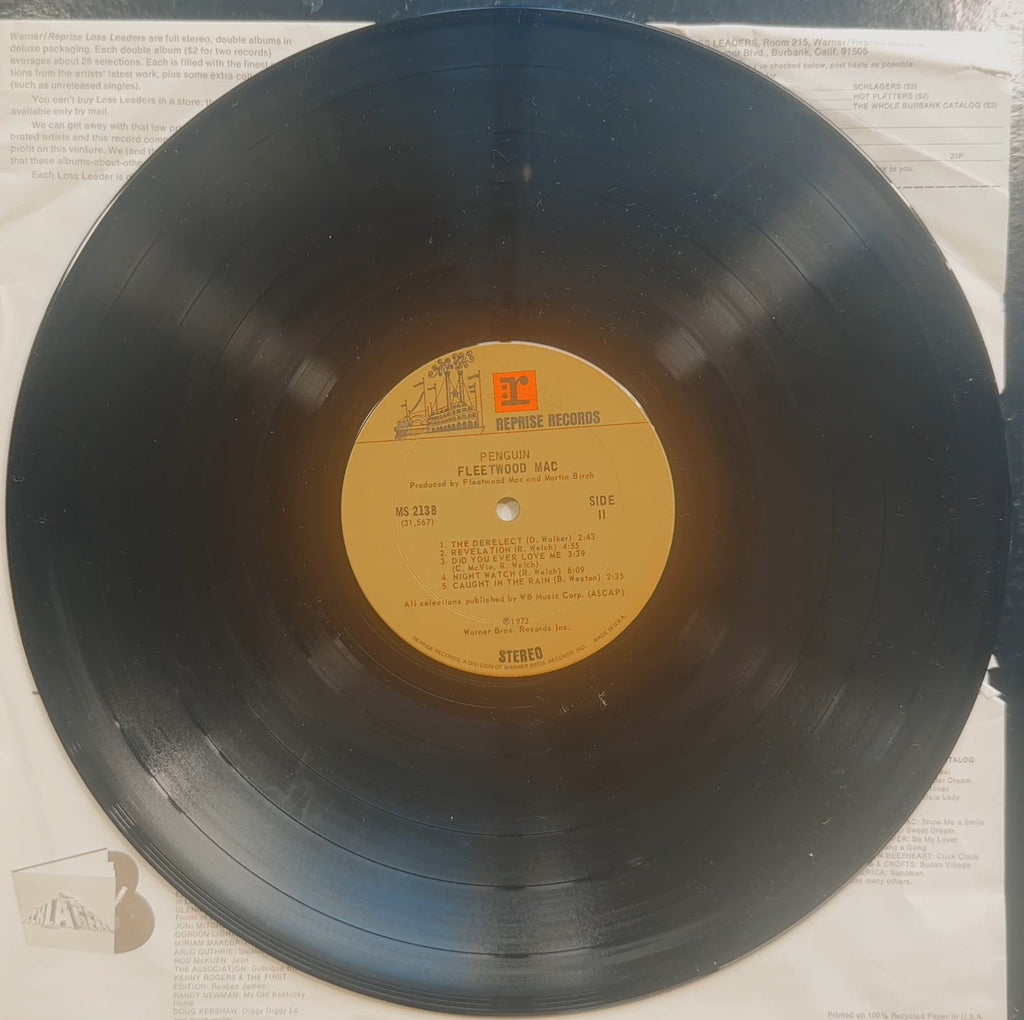 Fleetwood Mac - Penguin 1973 US 1st Press VG+/G+