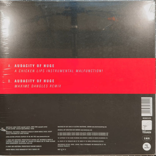 Simian Mobile Disco - Audacity Of Huge (2 Versions Available)
