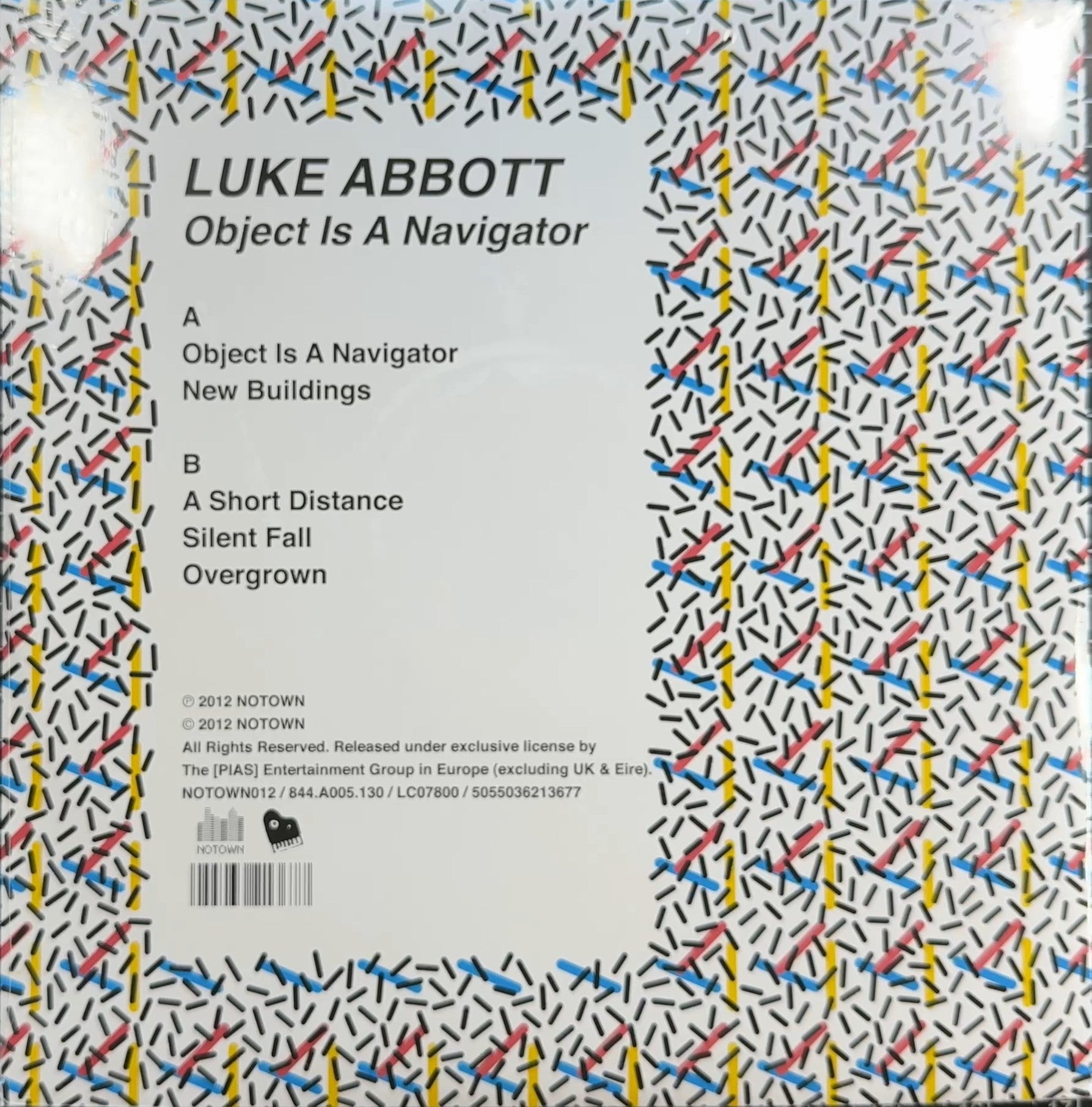 Luke Abbott - Object is a Navigator SEALED/NM 2012 UK 12" EP